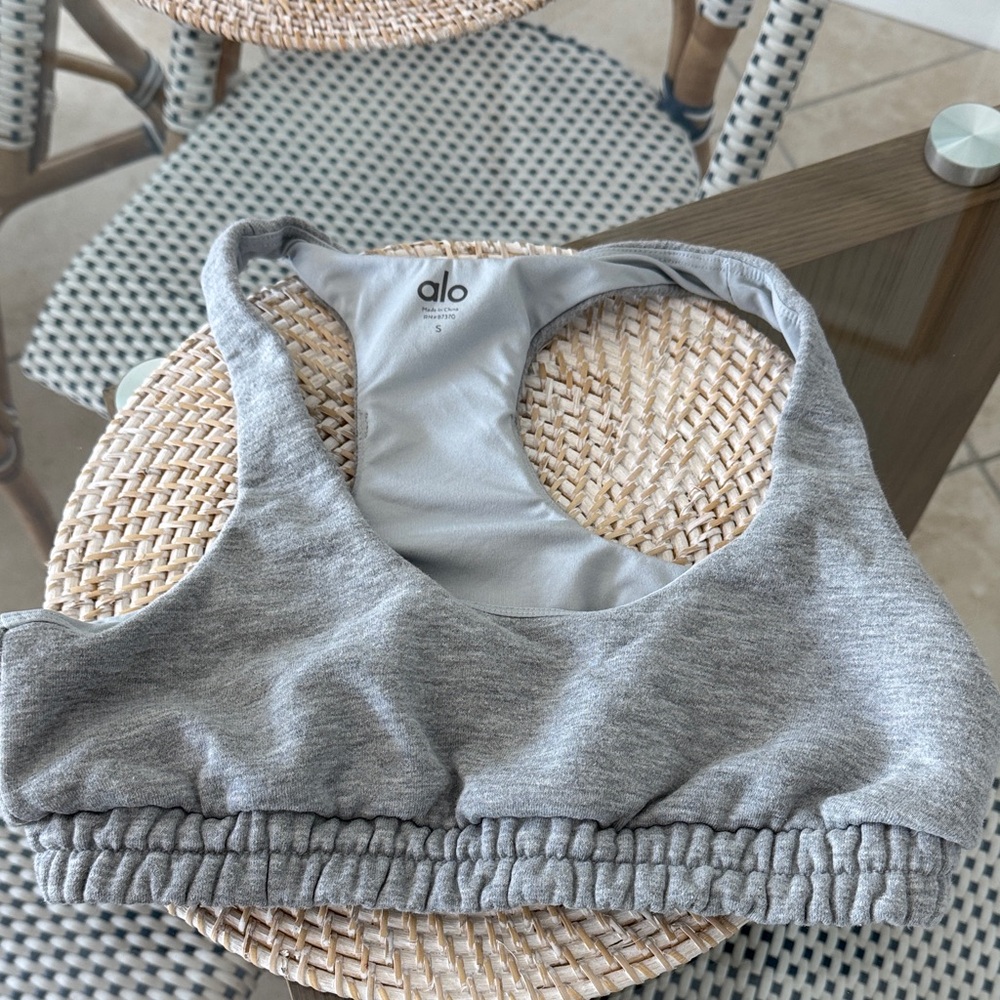 Alo Gray Sports Bra